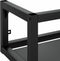 vidaXL - Wastafelframe - wandgemonteerd - 79x38x31 - cm - ijzer - zwart