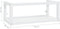 vidaXL - Wastafelframe - wandgemonteerd - 79x38x31 - cm - ijzer - wit