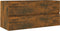 vidaXL - Wastafelkast - 100x38,5x45 - cm - bewerkt - hout - gerookt - eikenkleurig