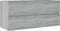 vidaXL - Wastafelkast - 100x38,5x45 - cm - bewerkt - hout - grijs - sonoma - eiken