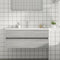 vidaXL - Wastafelkast - 100x38,5x45 - cm - bewerkt - hout - grijs - sonoma - eiken