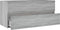 vidaXL - Wastafelkast - 100x38,5x45 - cm - bewerkt - hout - grijs - sonoma - eiken