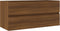 vidaXL - Wastafelkast - 100x38,5x45 - cm - bewerkt - hout - bruineikenkleurig