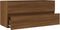 vidaXL - Wastafelkast - 100x38,5x45 - cm - bewerkt - hout - bruineikenkleurig