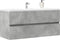 vidaXL - Wastafelkast - 100x38,5x45 - cm - spaanplaat - betongrijs