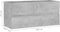 vidaXL - Wastafelkast - 100x38,5x45 - cm - spaanplaat - betongrijs