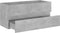 vidaXL - Wastafelkast - 100x38,5x45 - cm - spaanplaat - betongrijs