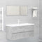 vidaXL - Wastafelkast - 100x38,5x45 - cm - spaanplaat - betongrijs
