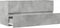 vidaXL - Wastafelkast - 100x38,5x45 - cm - spaanplaat - betongrijs