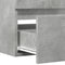 vidaXL - Wastafelkast - 100x38,5x45 - cm - spaanplaat - betongrijs