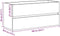 vidaXL - Wastafelkast - 100x38,5x45 - cm - spaanplaat - zwart - eikenkleurig