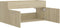 vidaXL - Wastafelkast - 100x38,5x46 - cm - spaanplaat - sonoma - eikenkleurig