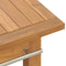 vidaXL - Wastafelkast - 132x45x75 - cm - massief - teakhout