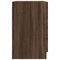 vidaXL - Wastafelkast - 40x37x59 - cm - bewerkt - hout - bruin - eikenkleurig