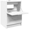 vidaXL - Wastafelkast - 40x37x59 - cm - bewerkt - hout - wit