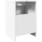 vidaXL - Wastafelkast - 40x37x59 - cm - bewerkt - hout - wit