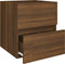 vidaXL - Wastafelkast - 41x38,5x45 - cm - bewerkt - hout - bruin - eikenkleur