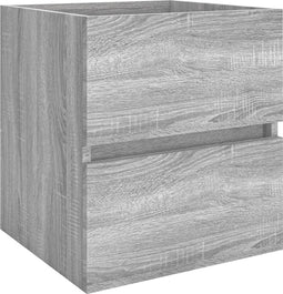 vidaXL - Wastafelkast - 41x38,5x45 - cm - bewerkt - hout - grijs - sonoma - eikenkleur