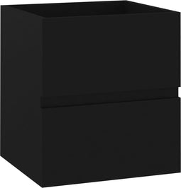 vidaXL - Wastafelkast - 41x38,5x45 - cm - spaanplaat - zwart