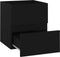 vidaXL - Wastafelkast - 41x38,5x45 - cm - spaanplaat - zwart