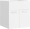 vidaXL - Wastafelkast - 41x38,5x46 - cm - bewerkt - hout - wit