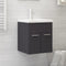 vidaXL - Wastafelkast - 41x38,5x46 - cm - spaanplaat - grijs