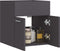 vidaXL - Wastafelkast - 41x38,5x46 - cm - spaanplaat - grijs