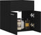 vidaXL - Wastafelkast - 41x38,5x46 - cm - spaanplaat - zwart