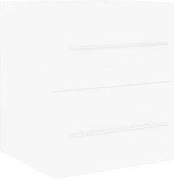 vidaXL - Wastafelkast - 41x38,5x48 - cm - bewerkt - hout - wit