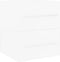 vidaXL - Wastafelkast - 41x38,5x48 - cm - bewerkt - hout - wit