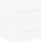 vidaXL - Wastafelkast - 41x38,5x48 - cm - bewerkt - hout - wit