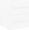 vidaXL - Wastafelkast - 41x38,5x48 - cm - bewerkt - hout - wit