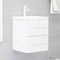 vidaXL - Wastafelkast - 41x38,5x48 - cm - bewerkt - hout - wit