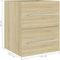 vidaXL - Wastafelkast - 41x38,5x48 - cm - spaanplaat - sonoma - eikenkleurig