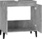 vidaXL - Wastafelkast - 58x33x60 - cm - bewerkt - hout - betongrijs
