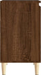 vidaXL - Wastafelkast - 58x33x60 - cm - bewerkt - hout - bruin - eikenkleur