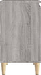 vidaXL - Wastafelkast - 58x33x60 - cm - bewerkt - hout - grijs - sonoma - eikenkleurig