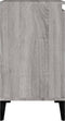 vidaXL - Wastafelkast - 58x33x60 - cm - bewerkt - hout - grijs - sonoma - eikenkleurig
