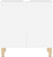 vidaXL - Wastafelkast - 58x33x60 - cm - bewerkt - hout - wit
