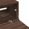 vidaXL - Wastafelkast - 59x37x59 - cm - bewerkt - hout - bruin - eikenkleurig