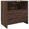 vidaXL - Wastafelkast - 59x37x59 - cm - bewerkt - hout - bruin - eikenkleurig