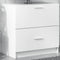 vidaXL - Wastafelkast - 59x37x59 - cm - bewerkt - hout - wit
