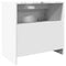 vidaXL - Wastafelkast - 59x37x59 - cm - bewerkt - hout - wit