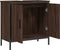 vidaXL - Wastafelkast - 60x30x60 - cm - bewerkt - hout - bruin - eikenkleurig