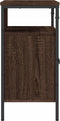 vidaXL - Wastafelkast - 60x30x60 - cm - bewerkt - hout - bruin - eikenkleurig