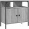 vidaXL - Wastafelkast - 60x30x60 - cm - bewerkt - hout - grijs - sonoma - eikenkleurig