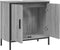 vidaXL - Wastafelkast - 60x30x60 - cm - bewerkt - hout - grijs - sonoma - eikenkleurig