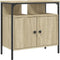 vidaXL - Wastafelkast - 60x30x60 - cm - bewerkt - hout - sonoma - eikenkleurig