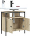 vidaXL - Wastafelkast - 60x30x60 - cm - bewerkt - hout - sonoma - eikenkleurig