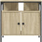 vidaXL - Wastafelkast - 60x30x60 - cm - bewerkt - hout - sonoma - eikenkleurig
